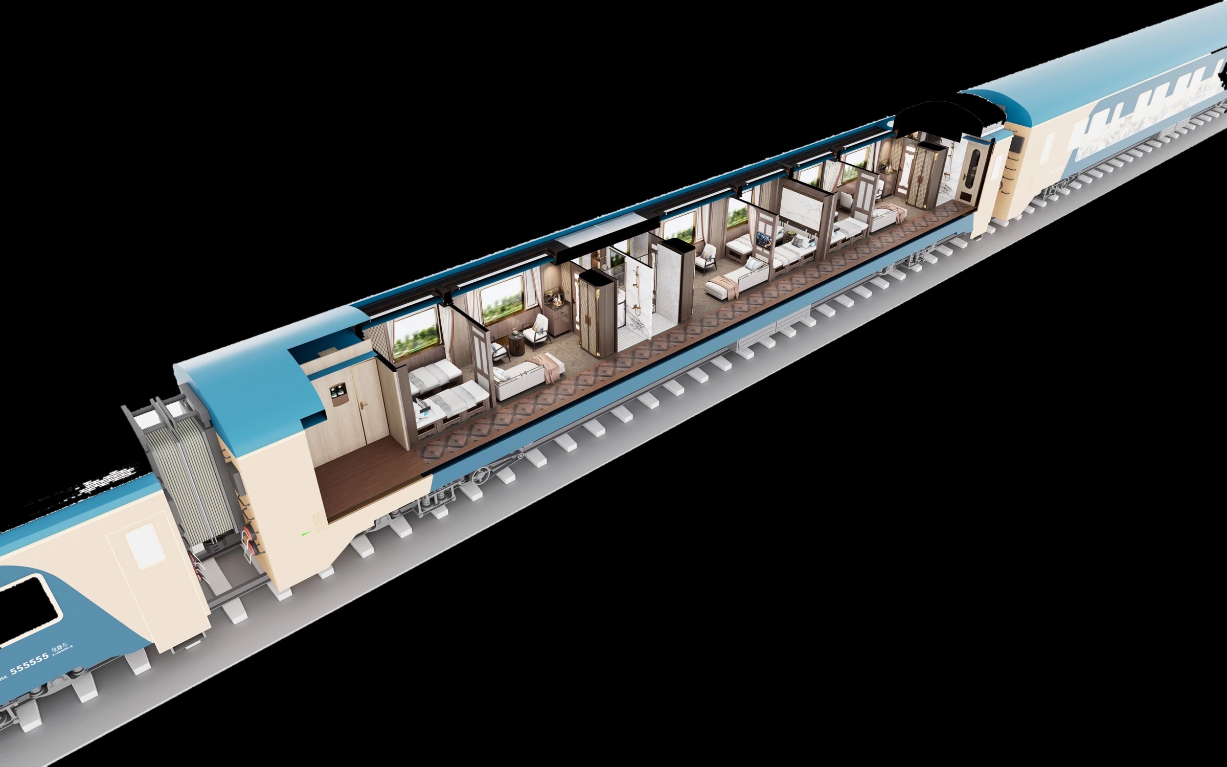 Suite twin premium Yunqi · Lanyue: Imagen digital