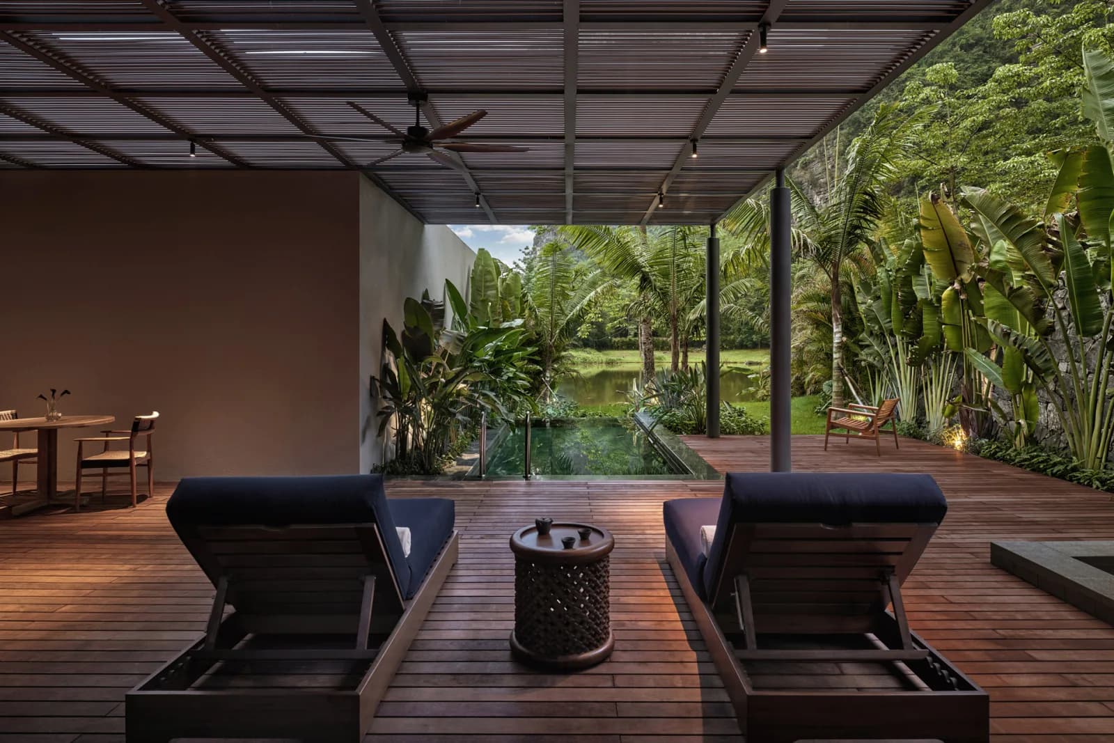 Lake-view pool suite at LUX* Chongzuo