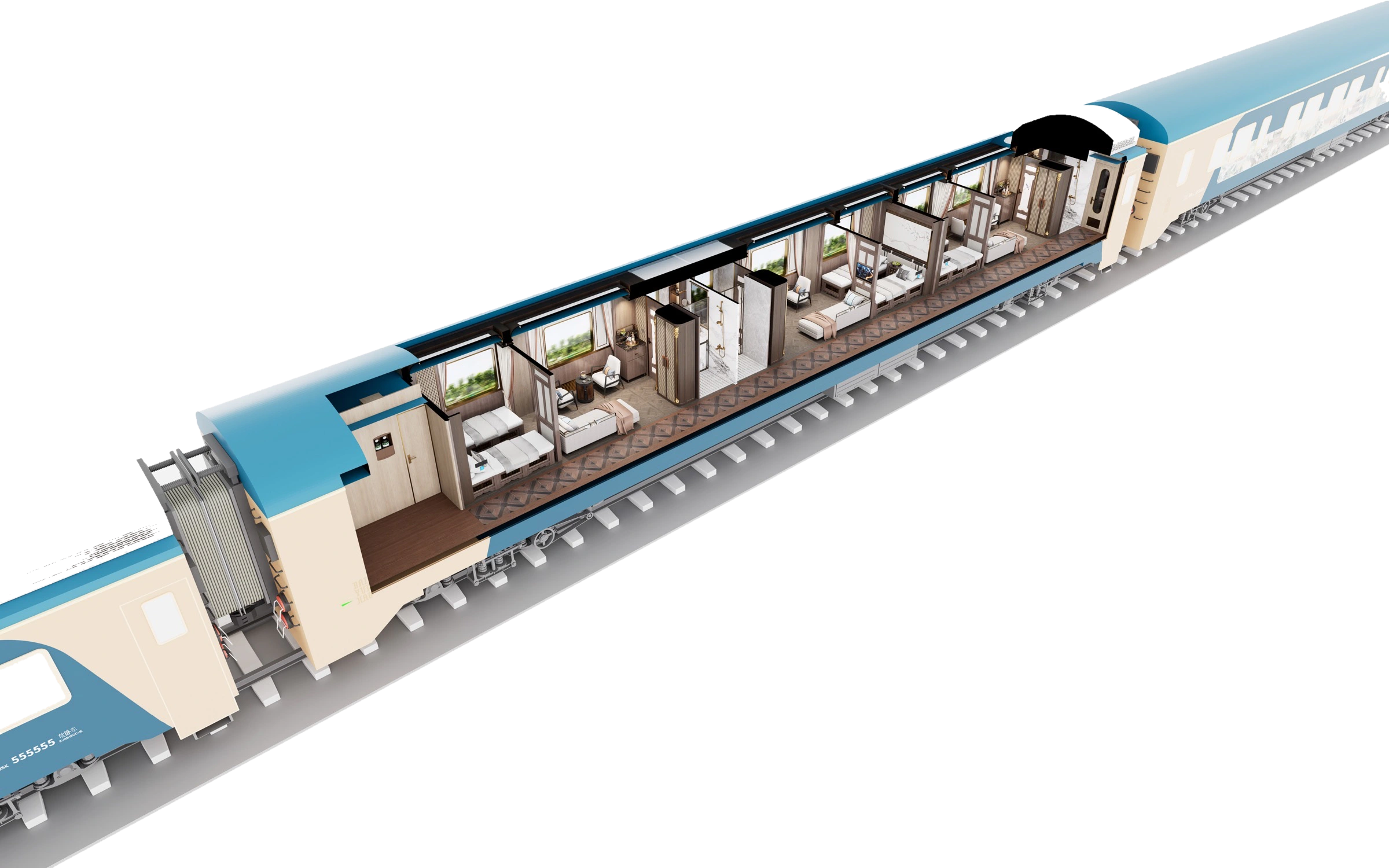 Suite twin premium Yunqi · Lanyue: Imagen digital